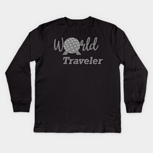 Epcot world traveler Kids Long Sleeve T-Shirt